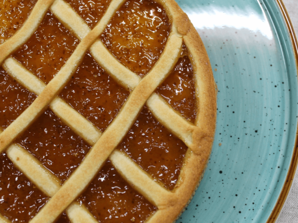 Crostata con marmellata di fichi